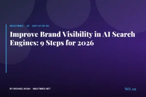 Improve Brand Visibility in AI Search Engines: 9 Steps for 2026 - MagTimes editorial feature image