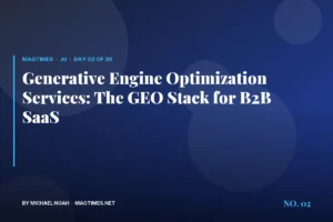 Generative Engine Optimization Services: The GEO Stack for B2B SaaS - MagTimes editorial feature image