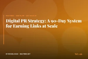 Digital PR Strategy: A 90-Day System for Earning Links at Scale - MagTimes editorial feature image